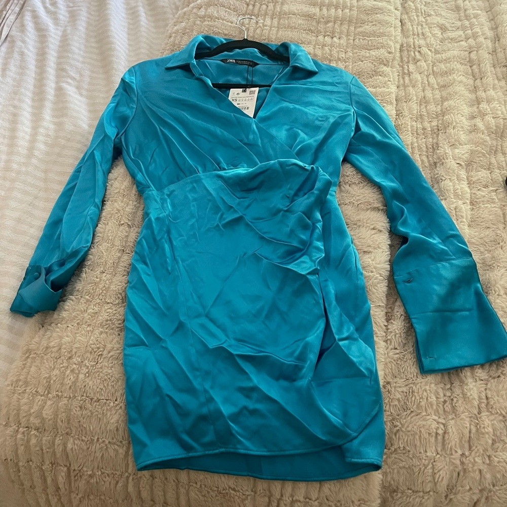 Elegant Teal Dress